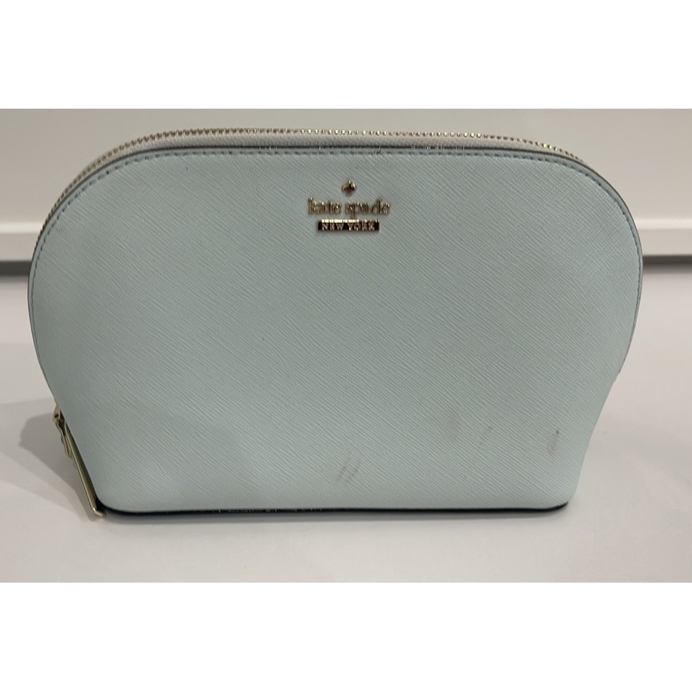 Kate Spade Pastel Blue/Teal Makeup Pouch